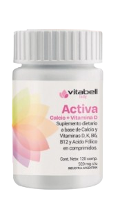 Producto - ACTIVA 120 CAPS / CALCIO + VITAMINA D