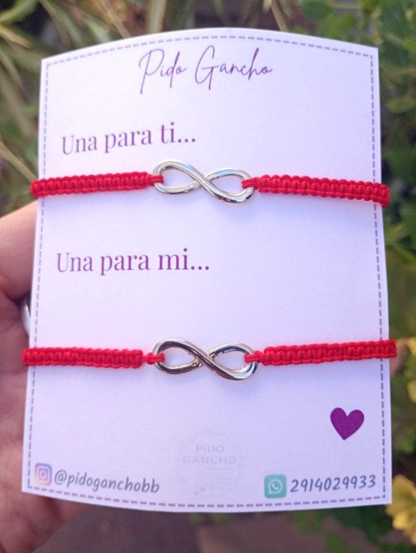 Producto - Set 2 pulseras infinito (para compartir)