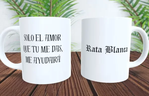 Producto - Taza - Rata Blanca frase 4