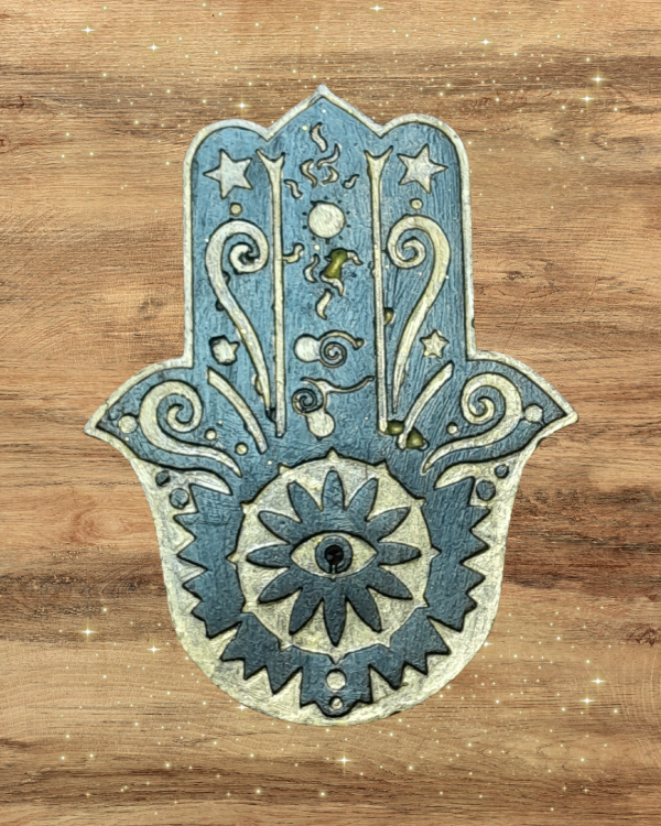 Producto - Mano de Fátima Chica con flor