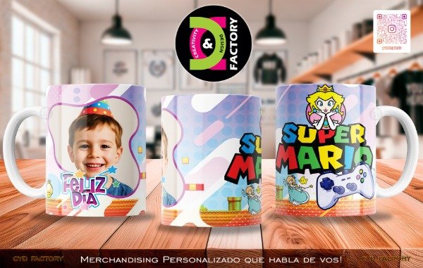 Producto - Taza Super Mario Bros - TZ-RT-BL-11OZ-399-MV-ANM-SMB