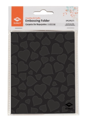 Producto - CARPETA 4.25" TEXTURADO 2D CORAZONES