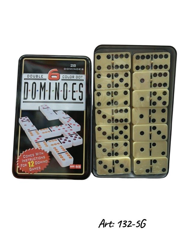 Producto - Juego de domino lata fichas grande