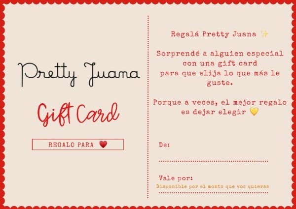 Producto - Gift card
