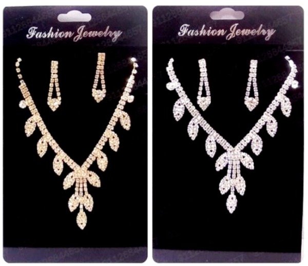 Producto - Gargantilla y aros de strass  CON 118 1103 AB 11/25