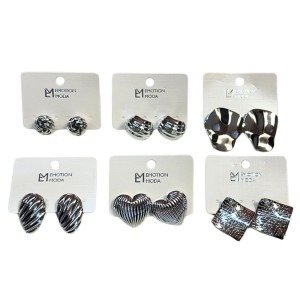 Producto - Aros diseño plateado