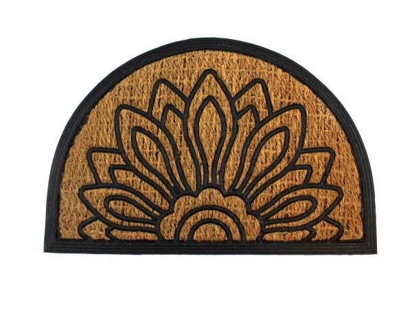 Producto - Alfombra semicircular flor