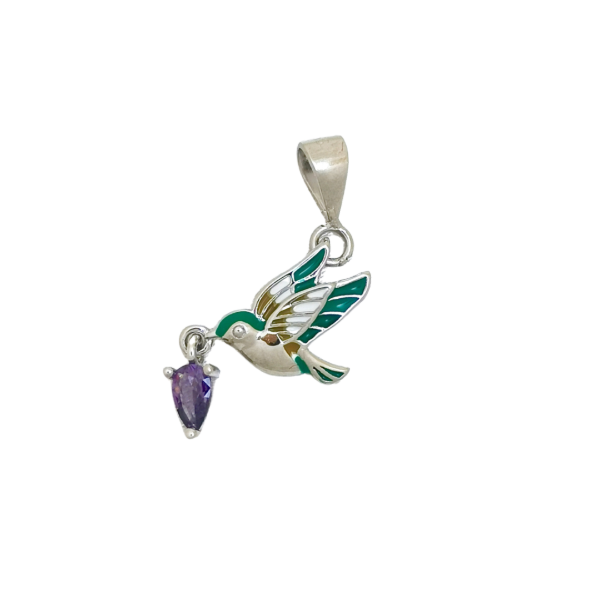 Producto - Dije Colibrí de la Suerte Plata 925