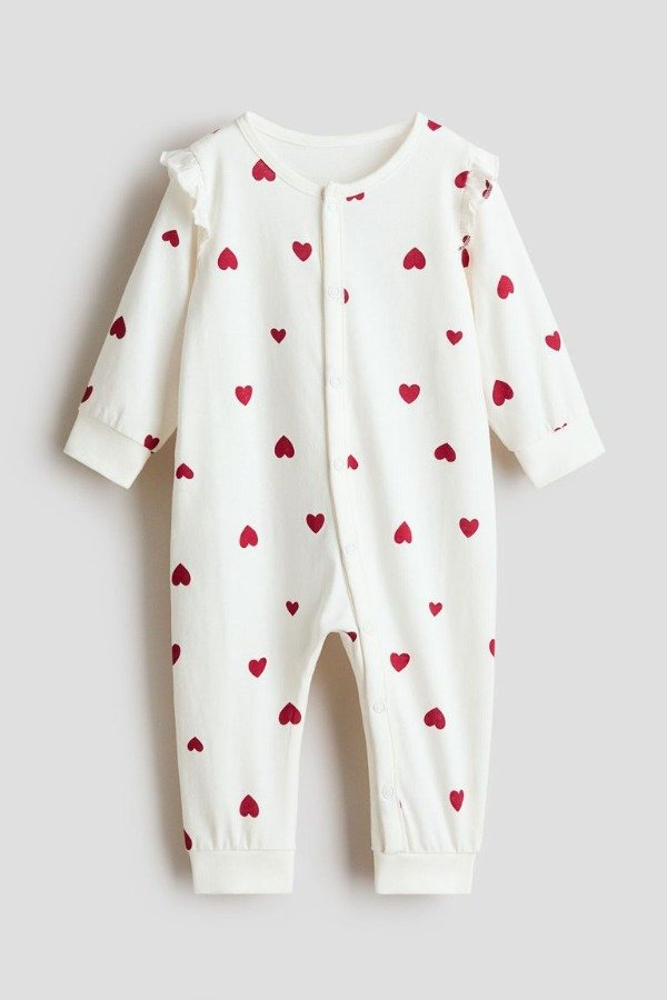 Producto - Pijama HyM corazones rojos - 0