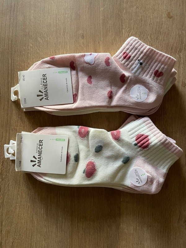 Producto - MEDIAS AMANECER - ROSITA PACK X3