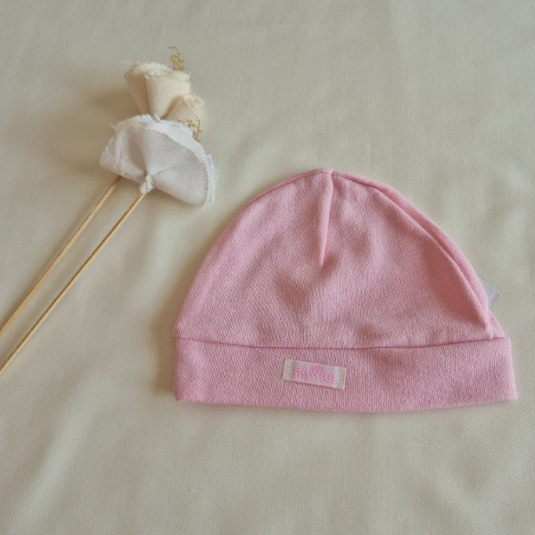 Producto - Gorrito interlock rosa