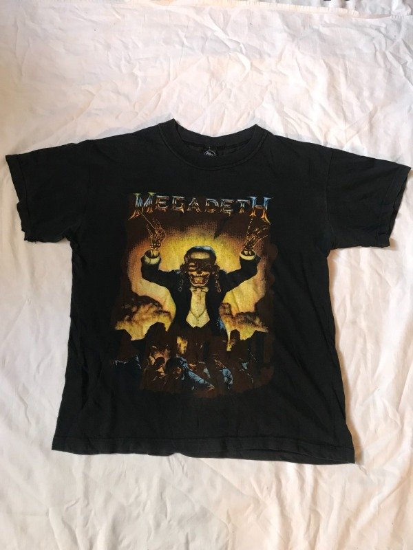 Producto - Megadeth vintage rare bootleg tee.