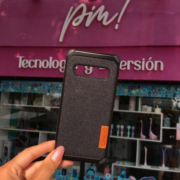 Producto - Samsung S10 Funda Reforzada Jean Negra