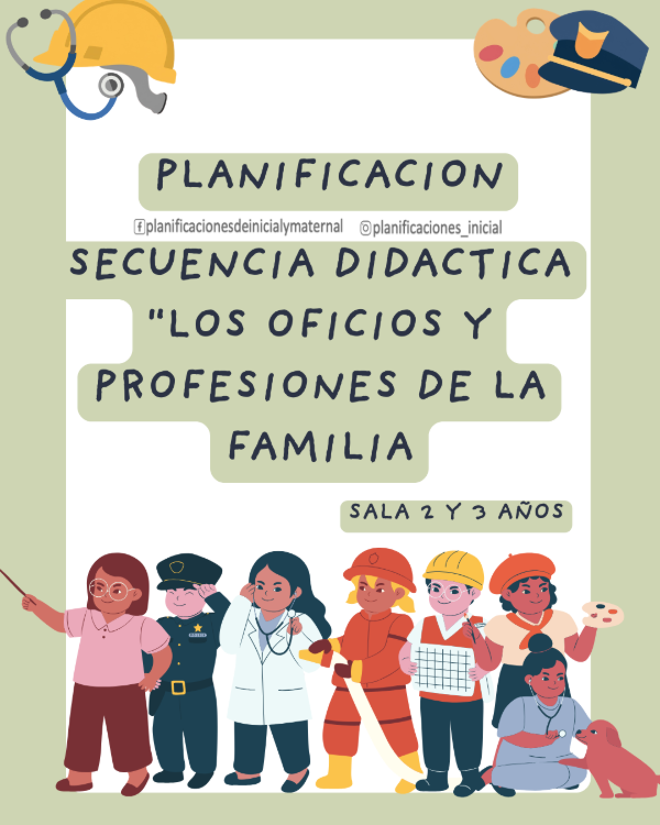 Producto - Secuencia Didáctica "Los oficios y profesiones de la familia"