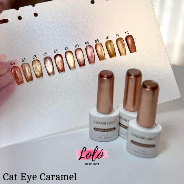 Producto - Esmalte semi Ojo de Gato - Colección Caramel Charm Limit (elegir tono)