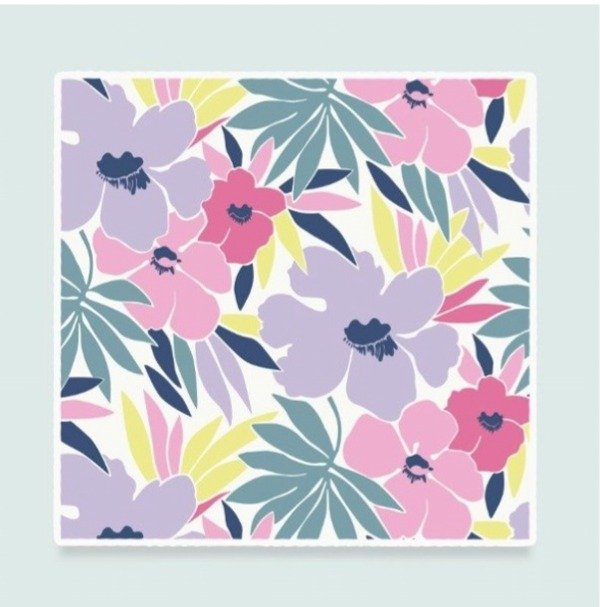 Producto - Cartuchera Triple Flor Lila
