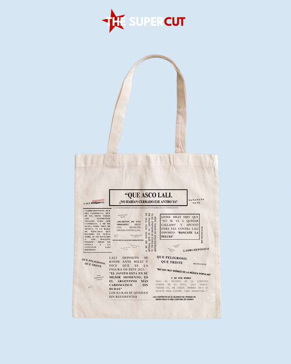 Lali Fake News tote bag