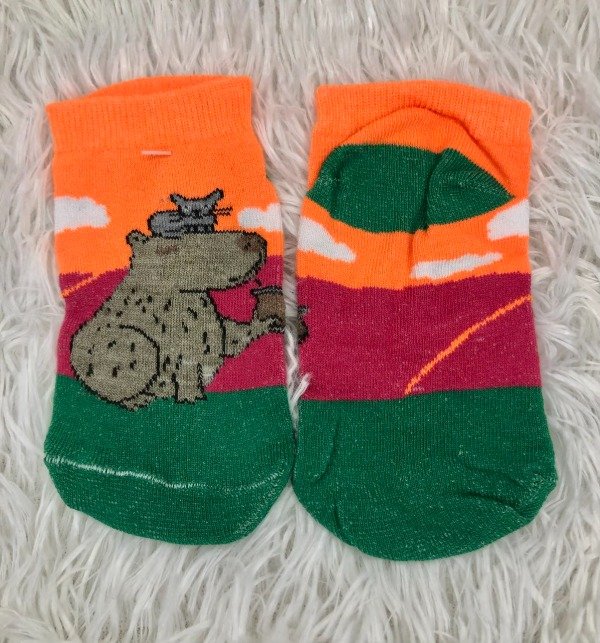 Producto - CAPIBARA NARANJA VERDE Soq Simple Inf