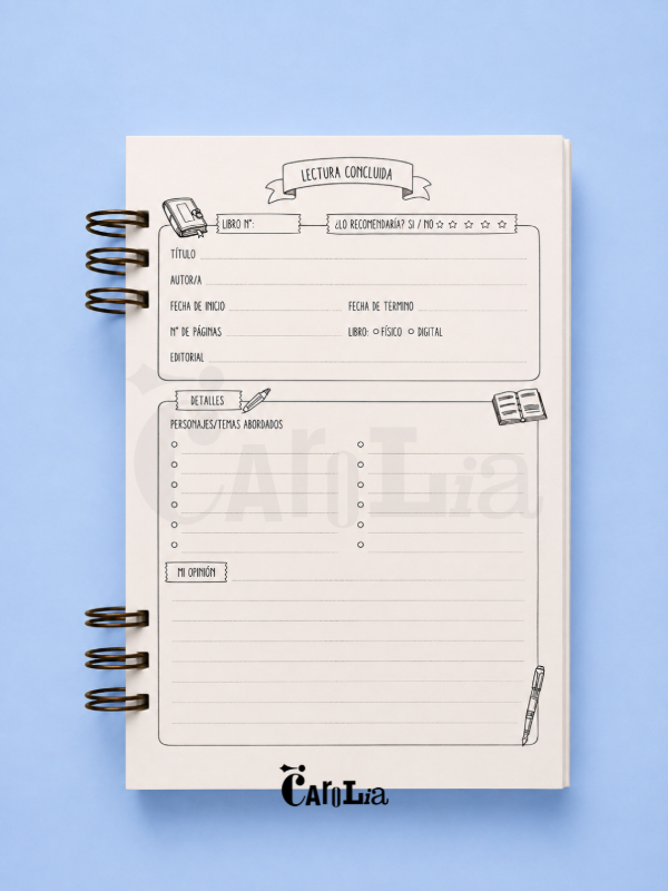 Producto - Cuaderno de Lecturas - 5