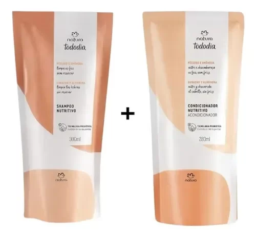 Producto - Kit Repuesto Cabello Tododia Durazno Y Almendra Shampoo Y Acondicionador