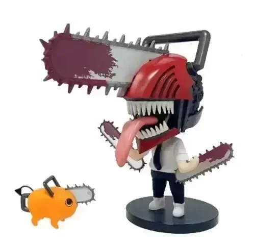 Producto - Figura Chainsawman Denji Motosierra y Pochita (3 - 11cm)