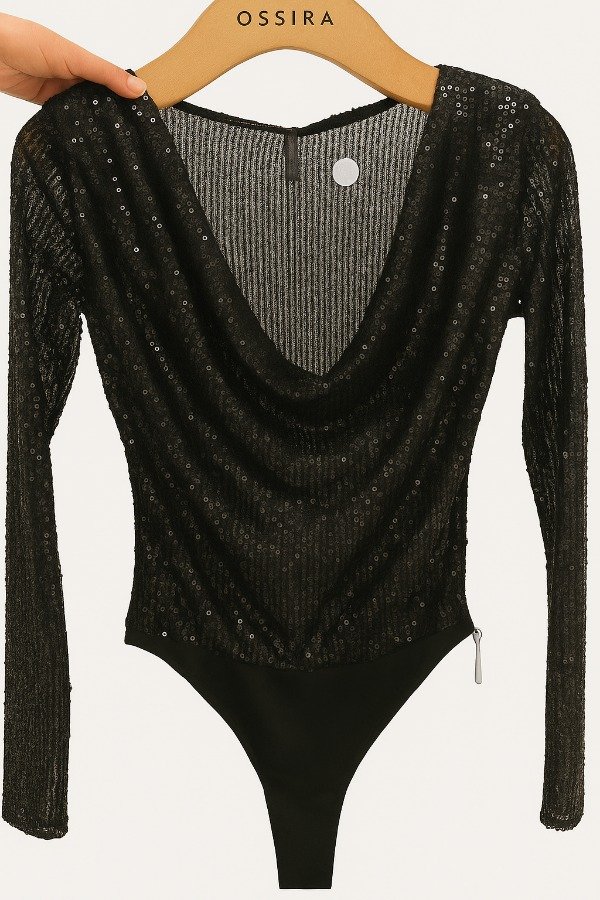 Producto - BODY M/L DE LENTEJUELAS