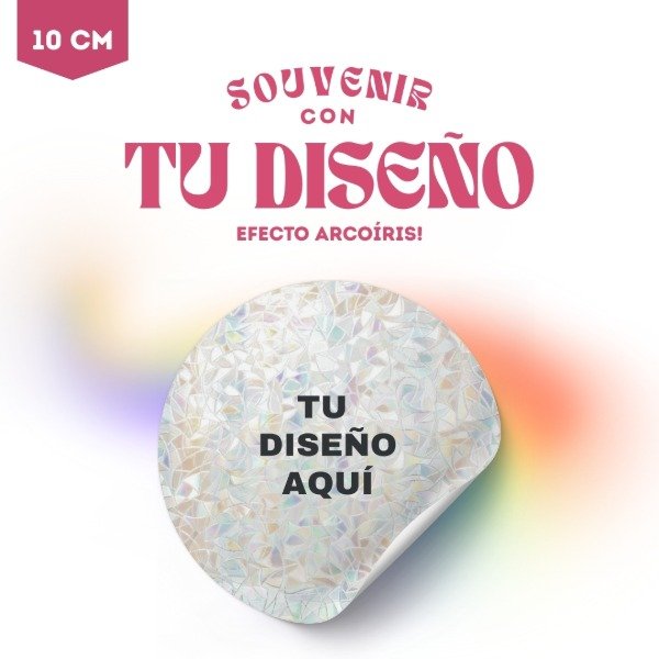 Producto - Souvenir Arcoíris con tu Diseño