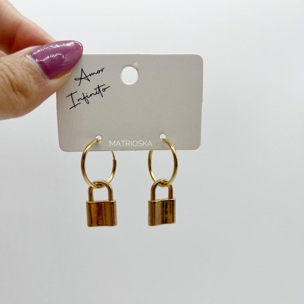 Producto - Argollas Candado Art 2119