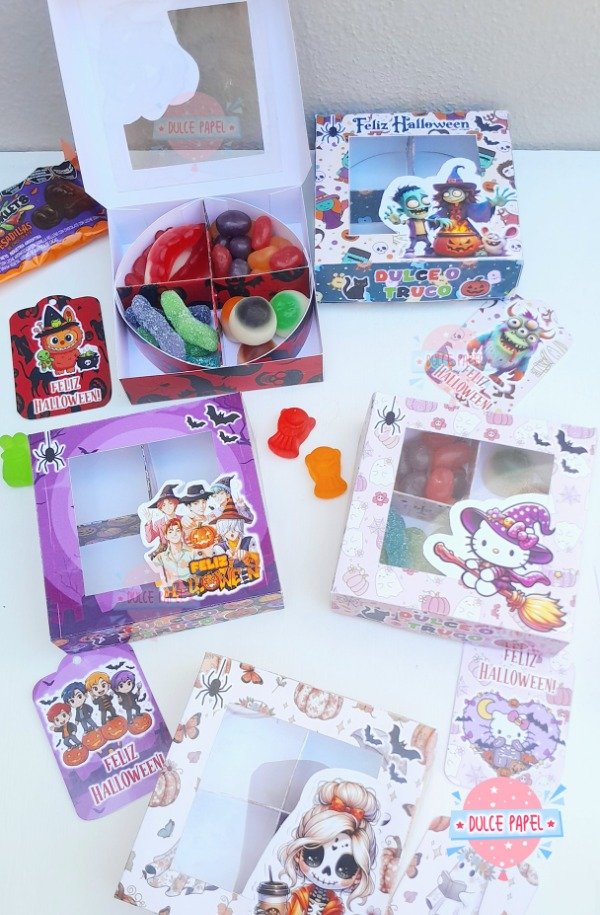 Producto - Caja Halloween con  Divisores