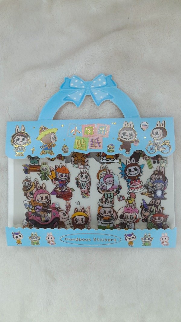Producto - Stickers carterita de Labubu