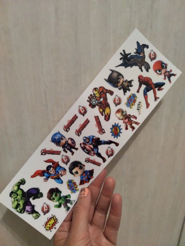 Producto - UV Tiras 8x28cm Súper Héroes Avengers