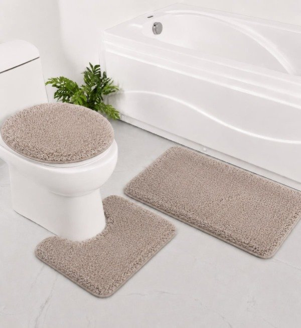 Producto - Set x 3 Alfombras modelo Pelo Largo - 1