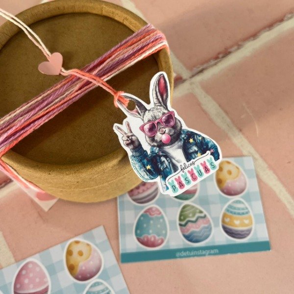 Producto - Tags con formita Conejos Cool