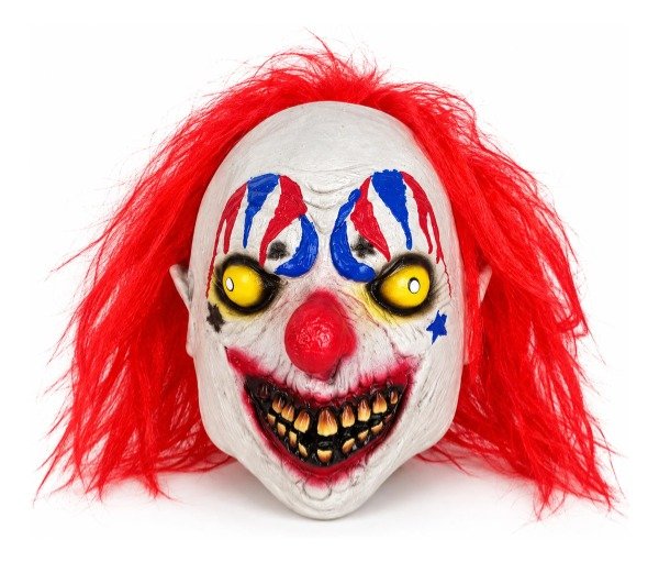 Producto - Mascara De Payaso Loco Feria Circo Fiesta Halloween - 0
