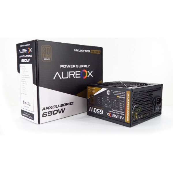 Producto - FUENTE GAMER AUREOX 650W BRONZE 80+PSU