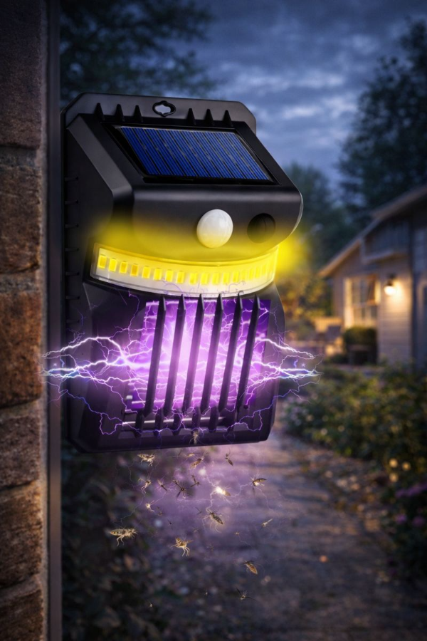 Producto - Lámpara Led Solar para Pared Matamosquitos