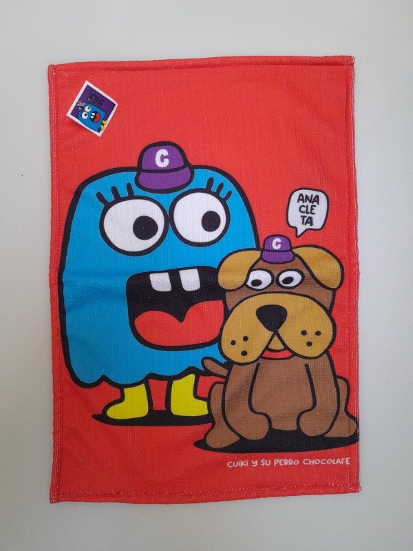 Producto - Toallita Cuiki y su perro Chocolate