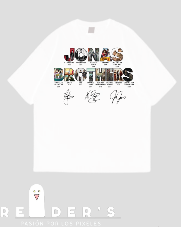 Producto - Remera  Jonas 20 años
