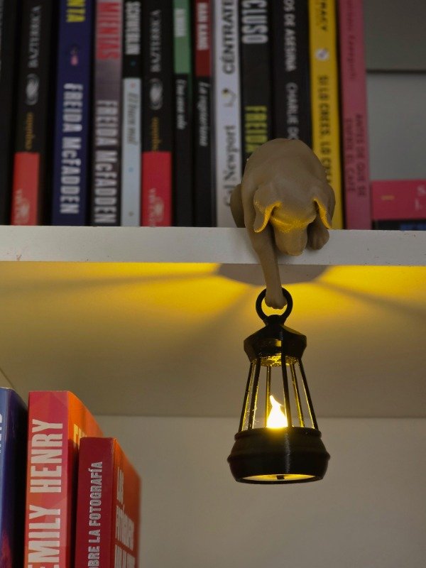 Producto - PERRO CON FAROL PARA BIBLIOTECAS - 2