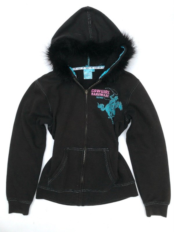 Producto - Fur graphic zip COWBOY GIRL - 0