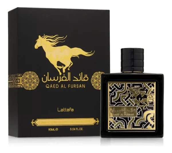 Producto - PERFUME ARABE - QAED AL FURSAN BLACK LATTAFA 100 ML