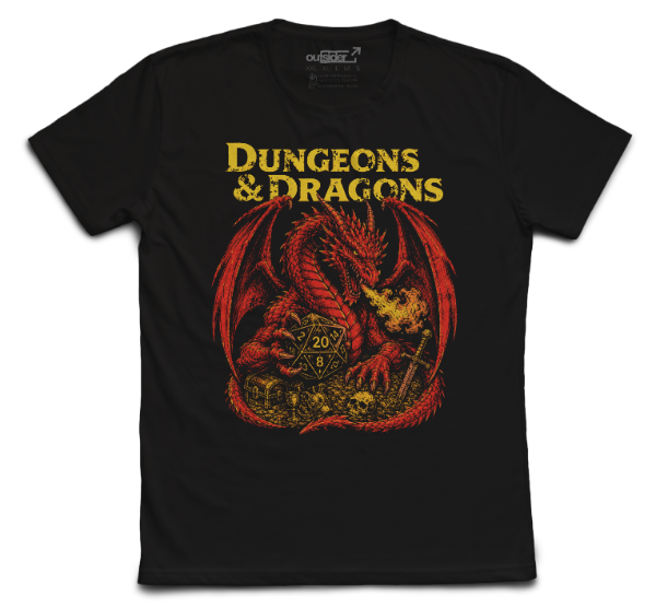 Producto - Remera Dungeons And Dragons - Juego de Rol - TTRPG - Negra