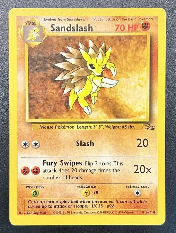 Producto - Sandslash 41/62 Fossil-Unlimited Edition
