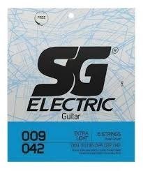 Producto - SG 09-042 +1era Free Encordado Cuerdas para Guitarra Eléctrica.