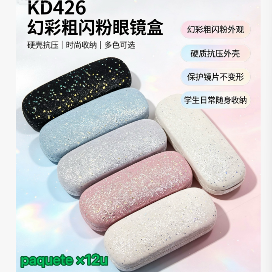 Producto - PACK X12 ESTUCHES CON BRILLOS DE ANTEOJOS KD426