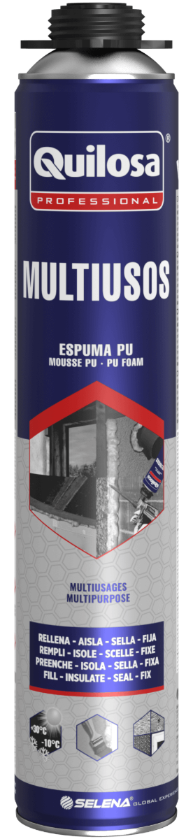 Producto - Espuma de Poliuretano Multiuso 750ml para Pistola - Quilosa