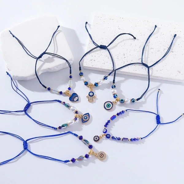 Producto - pulseras ojo turco azul