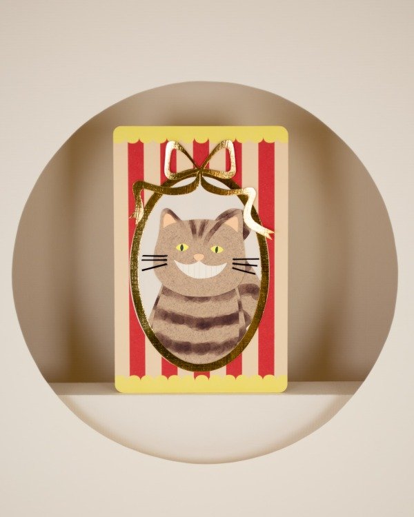 Producto - Postal Alice - Gato de Cheshire