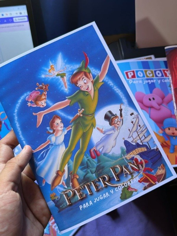 Producto - Libro para colorear Peter Pan