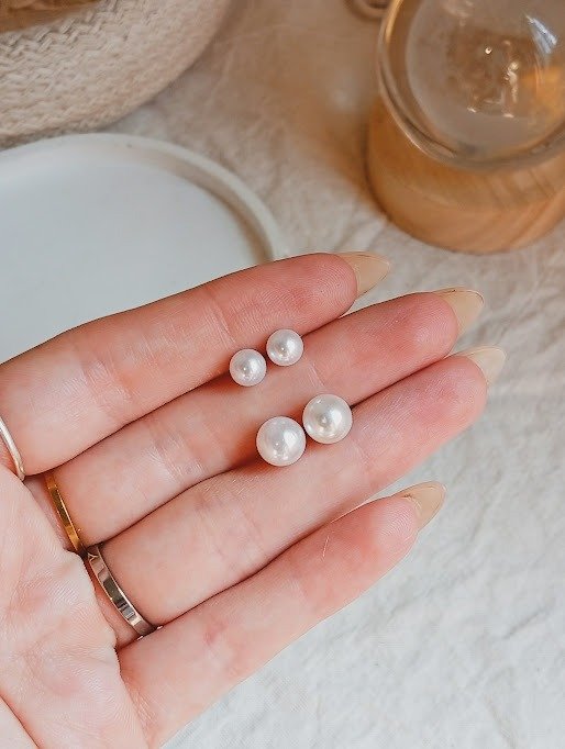 Producto - Aros perlas - Acero quirúrgico